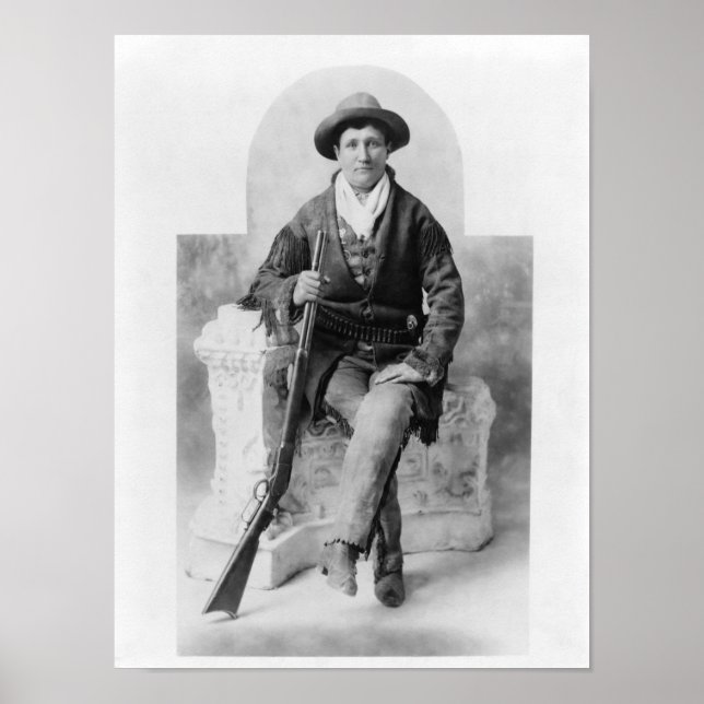 Poster Calamity Jane Com Seu Rifle (Frente)