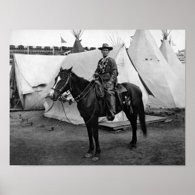 Poster Calamity Jane em Horseback (Frente)