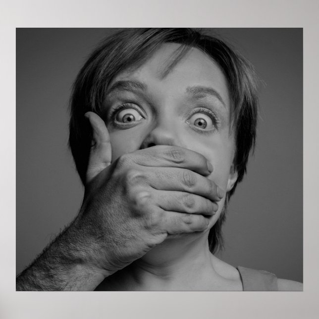 Poster calar a boca (Frente)