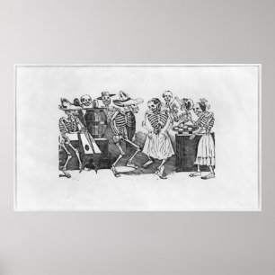 Poster Calavera du jarabe d'outretombe'