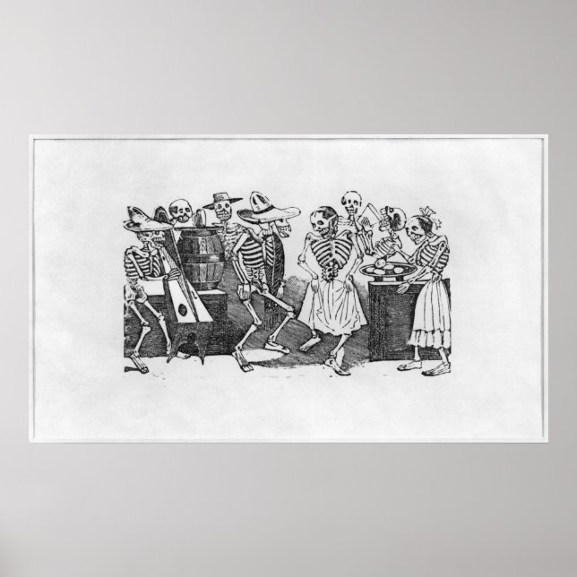 Poster Calavera du jarabe d'outretombe (Frente)