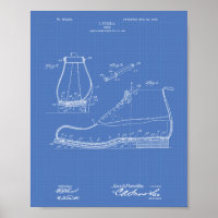 Calçado 1906 Patent Art Blueprint