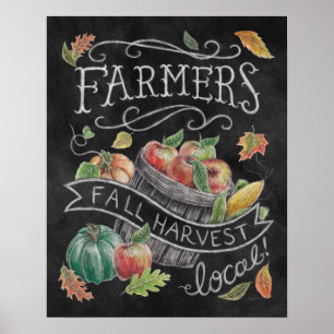 Poster Calçado de Colheita do Agricultor