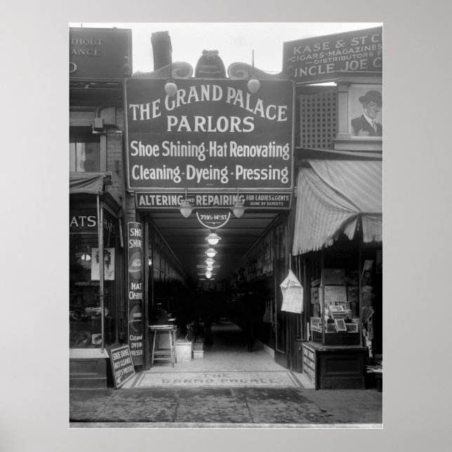 Póster Calçado Shine Parlor, 1920 (Frente)