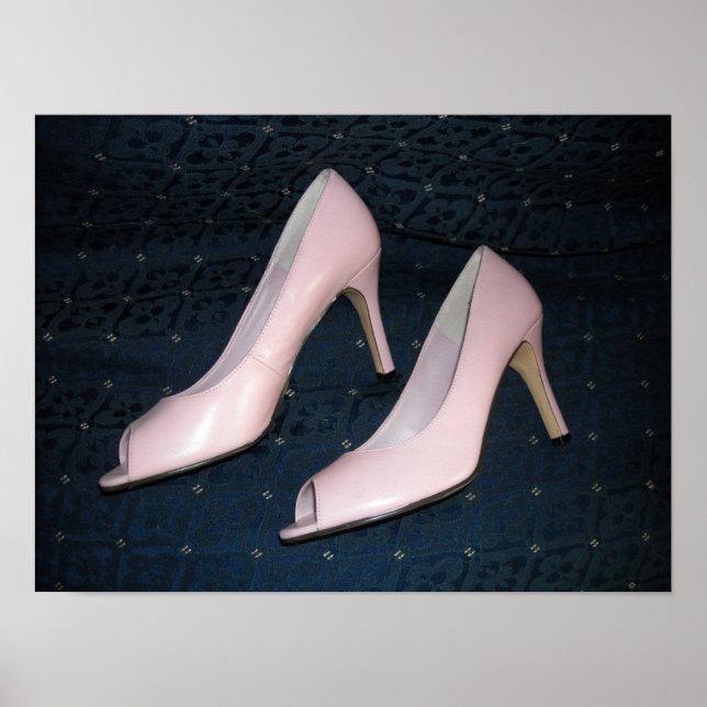 Póster Calçados cor-de-rosa de alto som (Frente)