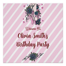 Póster Calçados de Balé personalizados