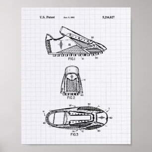 Poster Calçados De Futebol De 1993 Arte Patente - Cotogra