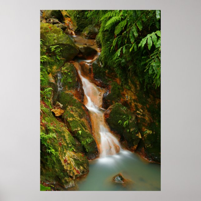 Póster Caldeira Velha, Açores (Frente)