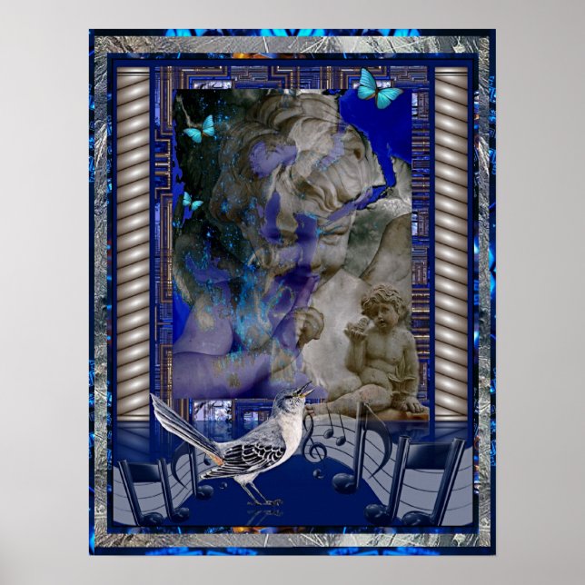 Poster Cale-se, Pequeno Bebê, Não Diga Uma Palavra (Frente)