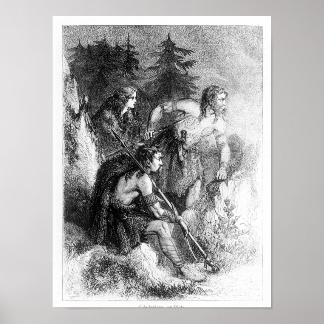 Póster Caledonianos ou Picts (Frente)