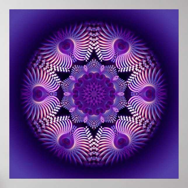 Póster Caleidoscópio Apofólise (Frente)