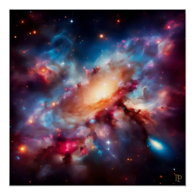 Póster Caleidoscópio Cosmico (Frente)