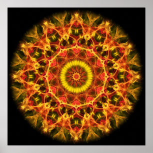 Póster Caleidoscópio luxúria do fulgor