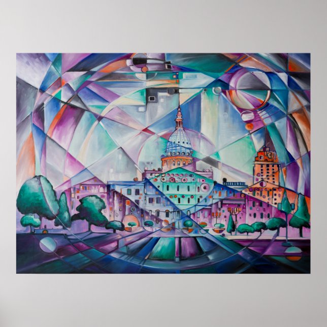 Poster "Caleidoscópio político" por Timothy Orikri (Frente)