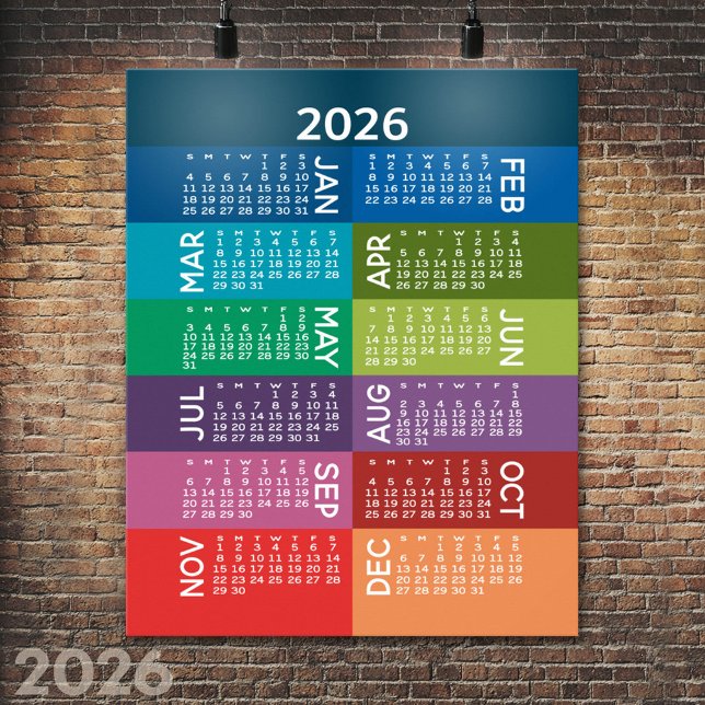 Poster Calend (2026 Calendar Poster)