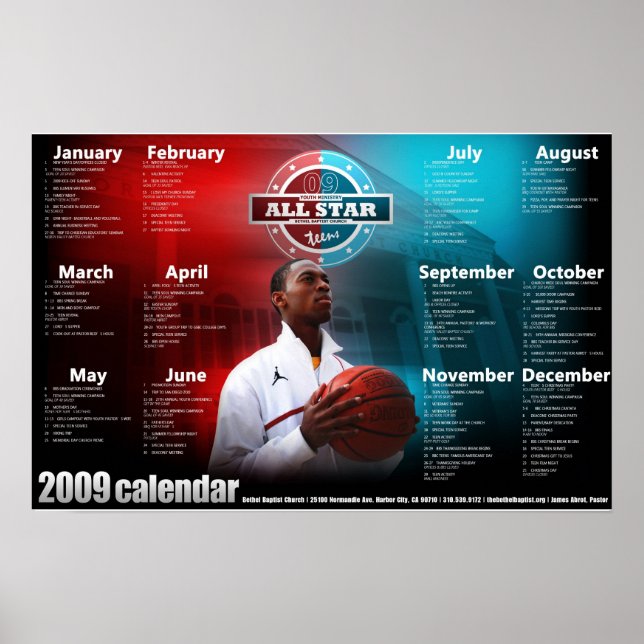 Poster calendar (Frente)