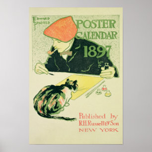 Poster Calendar, pub. by R.H. Russell & Son, 1897
