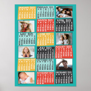 Poster Calendário 2021 (Consulte Descrição de Nova Versão
