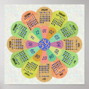 Poster Calendário 2023 (Consulte Descrição da Versão Mais