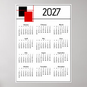 Poster Calendário 2027