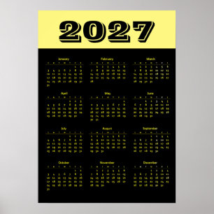 Poster Calendário 2027
