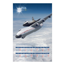 Calendário Comemorativo 2026 Antonov An-225 "Mriya