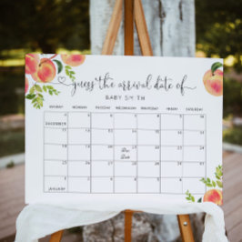 Poster Calendário de Adivinhação da Data Provável de Nasc