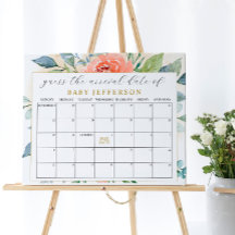 Calendário de Data Provável de Nascimento Floral R