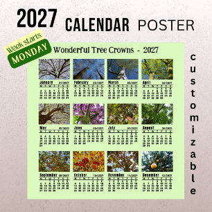Poster Calendário de Fotos da Copa das Árvores de 2027 - 