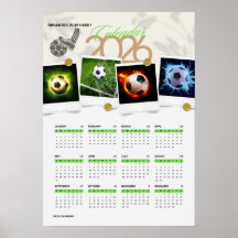 Calendário de Motivação de Futebol 2026