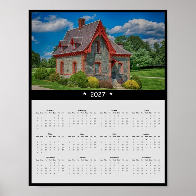 Poster Calendário de Parede 2027 Casa de São Pedro - Camp (Frente)