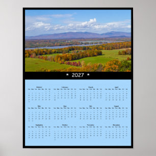 Poster Calendário de Parede 2027 Kingston-Rhinecliff - Hu