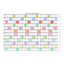 Calendário de Parede do Ano Letivo 2026 - 2027
