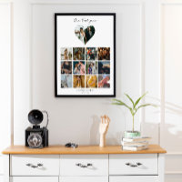 Calendário de presente de aniversário de 12 meses 