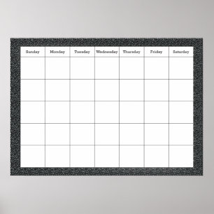 Póster Calendário de Sala de Aula