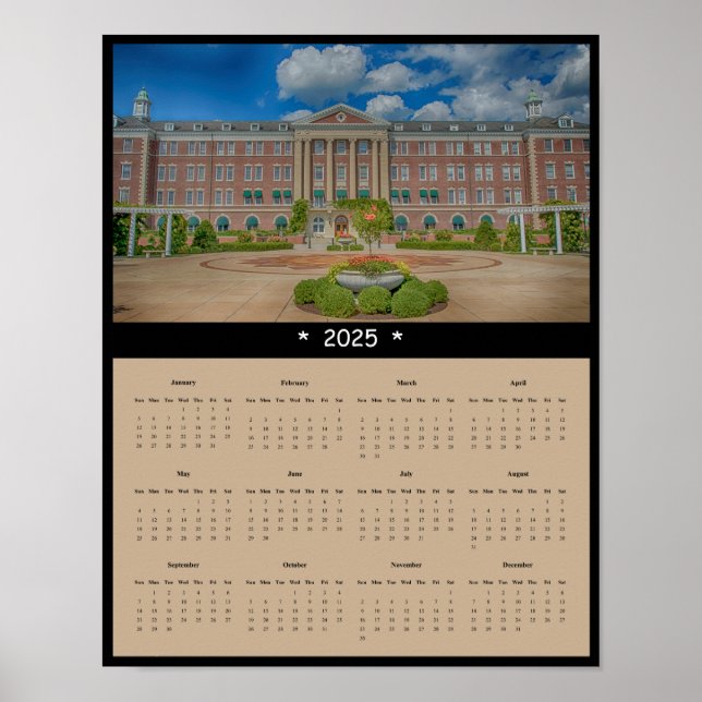 Poster Calendário do Muro do Instituto Culinário da Améri (Frente)