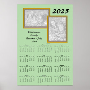 Poster Calendário - Fotos da Reunião x 2 - 2025