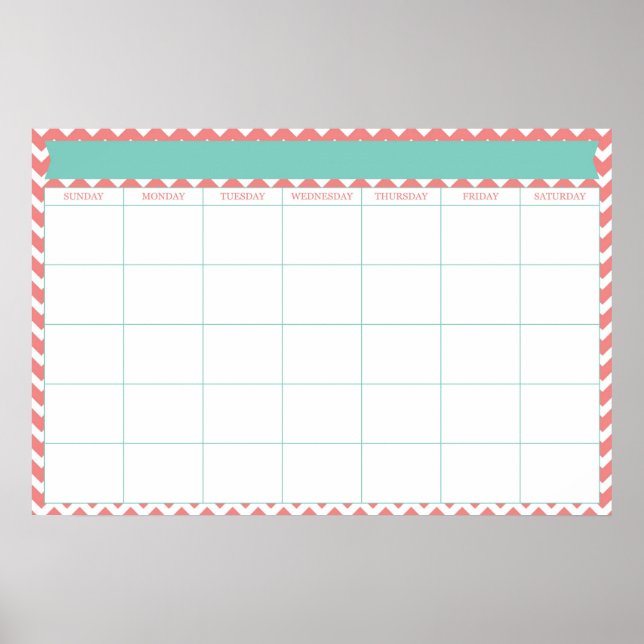 Poster Calendário Gigante (Frente)