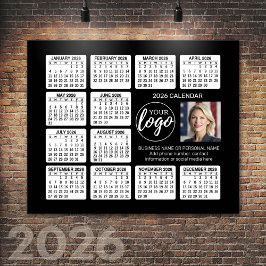 Poster Calendário - logotipo, negócios de fotografia