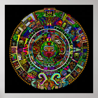 Póster Calendário Maya de Myztico