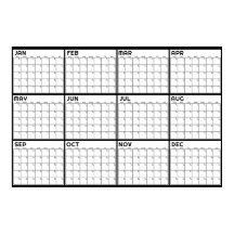 Calendário Mensal Minimalista na Parede sem Data