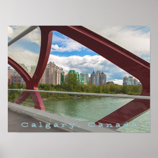 Poster Calgary Cityscape (Frente)
