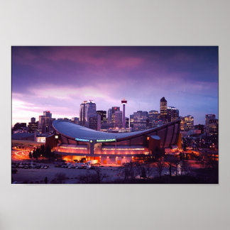 Poster Calgary durante o Sunset