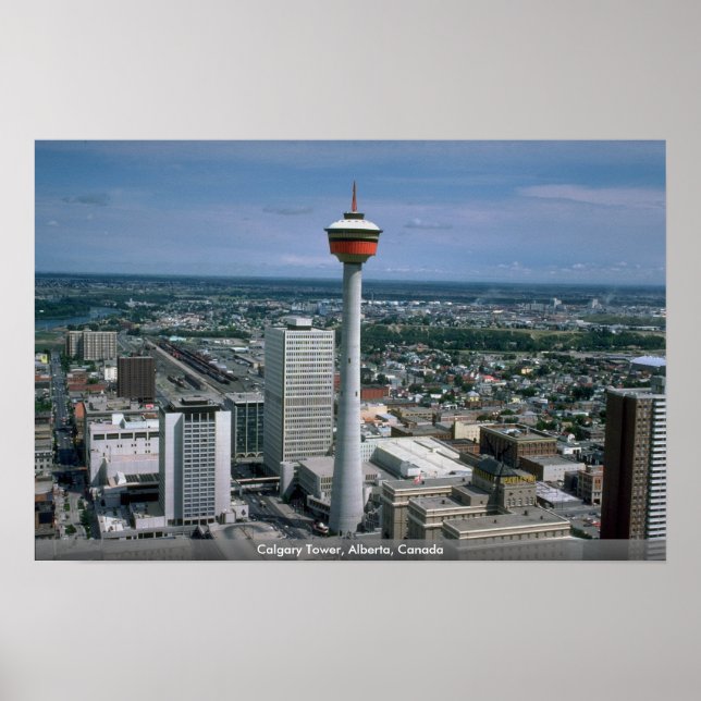 Póster Calgary Tower, Alberta, Canadá (Frente)
