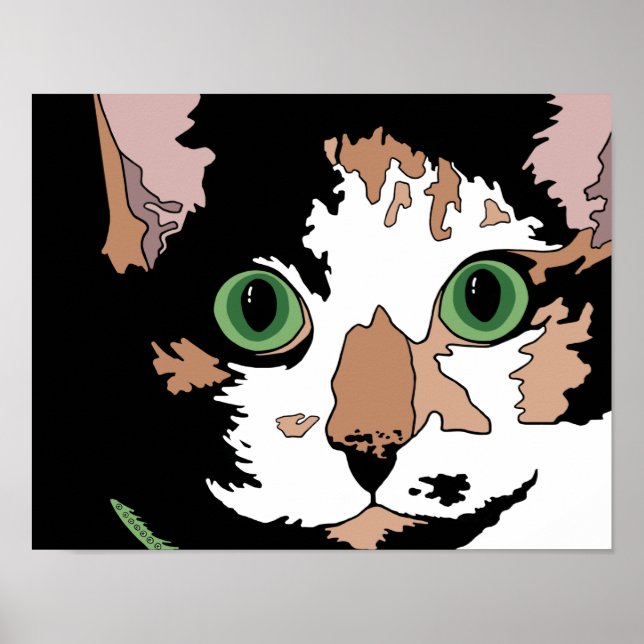 Poster Calico Cat (Frente)