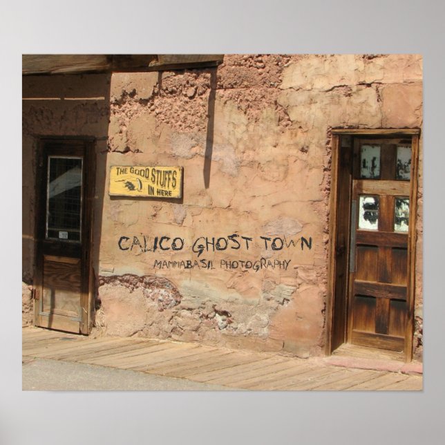 Póster Calico Ghost Town Poster! (Frente)