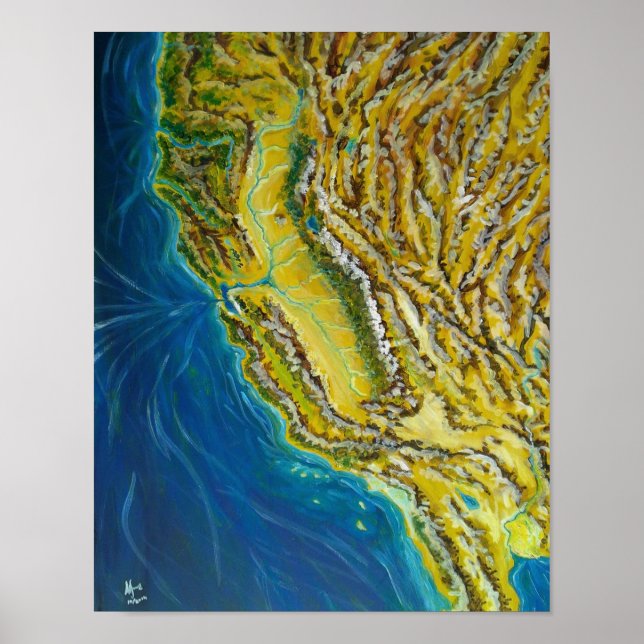 Poster Califórnia (Frente)