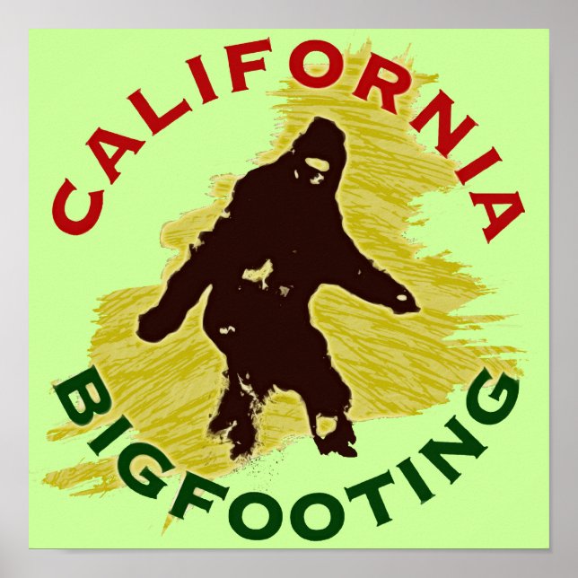Póster California Bigfoting (Frente)