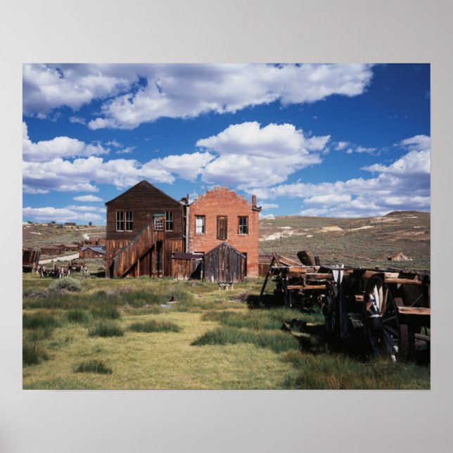 Poster California, Bodie State Historic Park, um velho (Frente)
