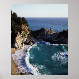 Póster Califórnia, Costa Big Sur, Costa Central 2